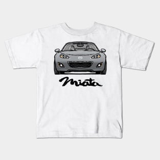 MX5 Miata NC2 Liquid Silver Kids T-Shirt